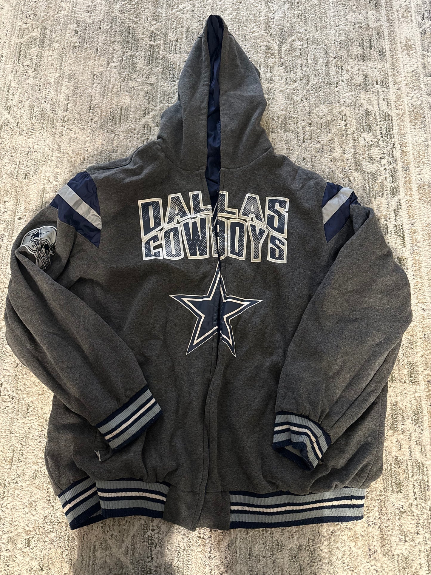 Cowboys reversible sweater