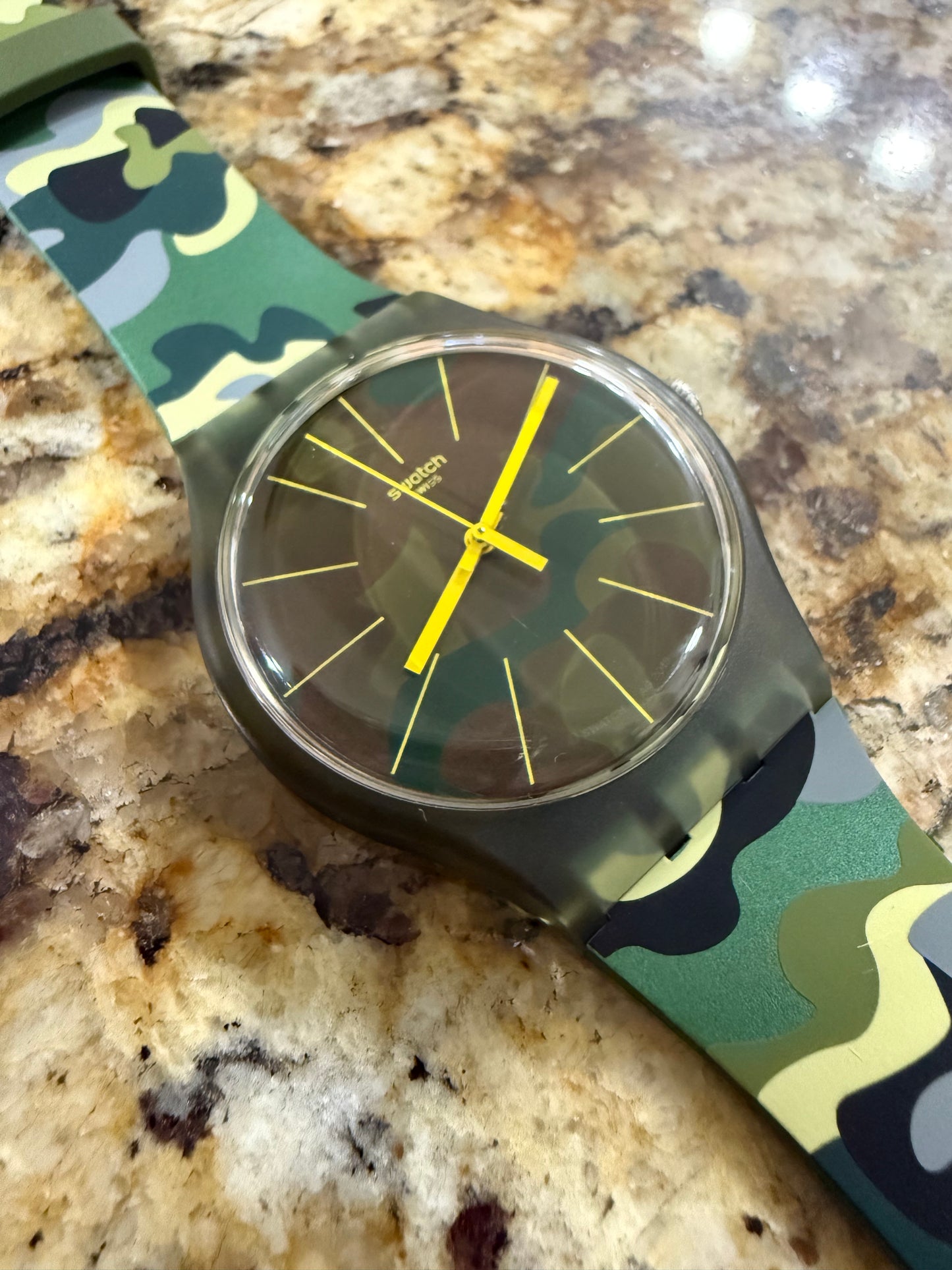 Swatch Wrist Watch Camo