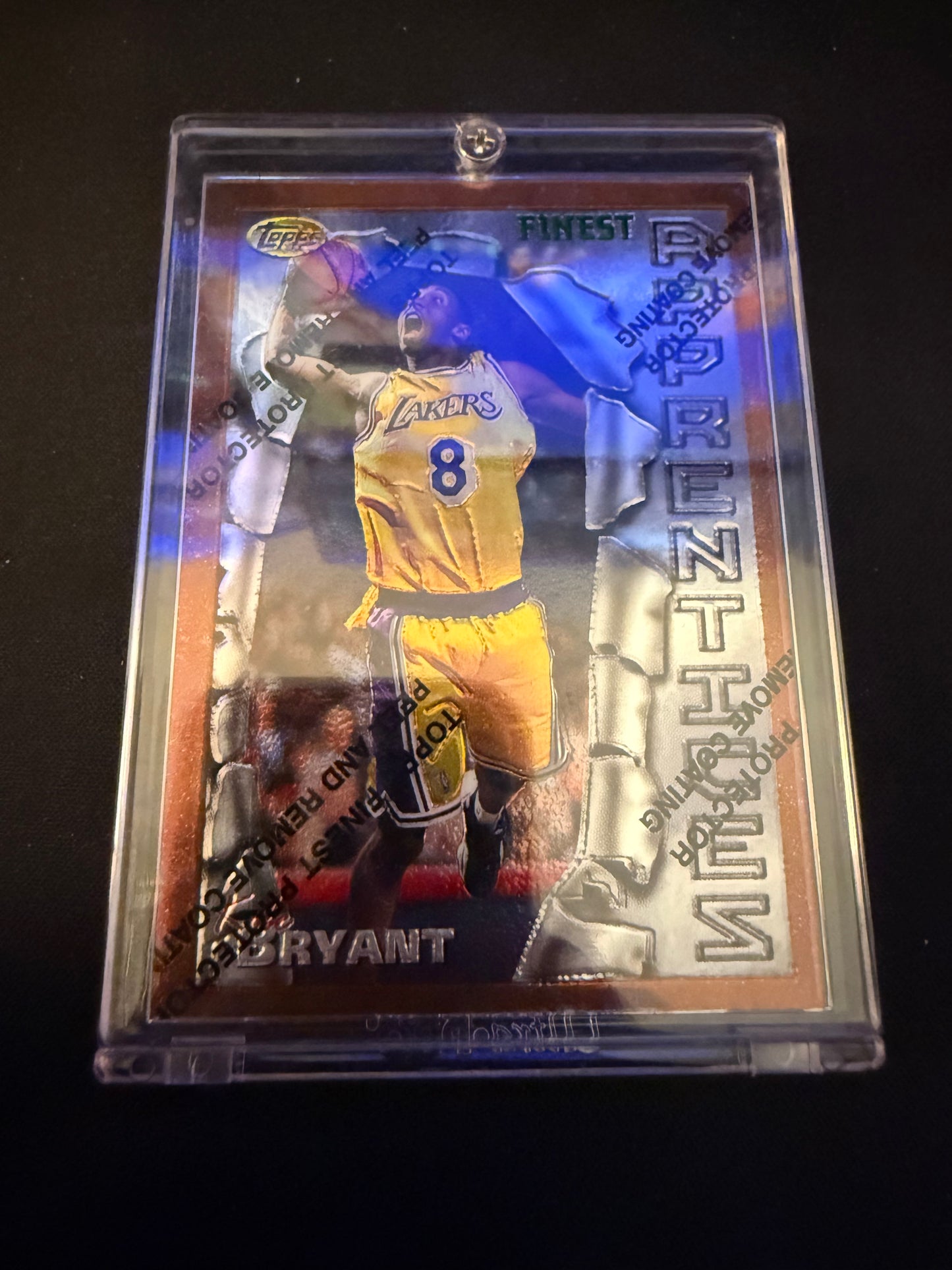 Kobe Bryant “Finest” card 74 theme A10 1995-1996