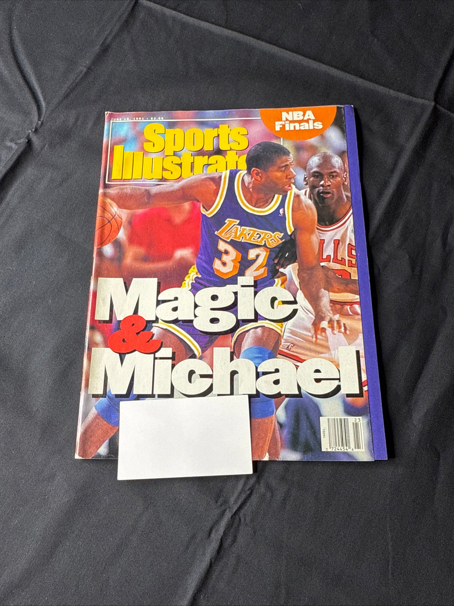 Sports Illustrated MJ vs Magic 1991