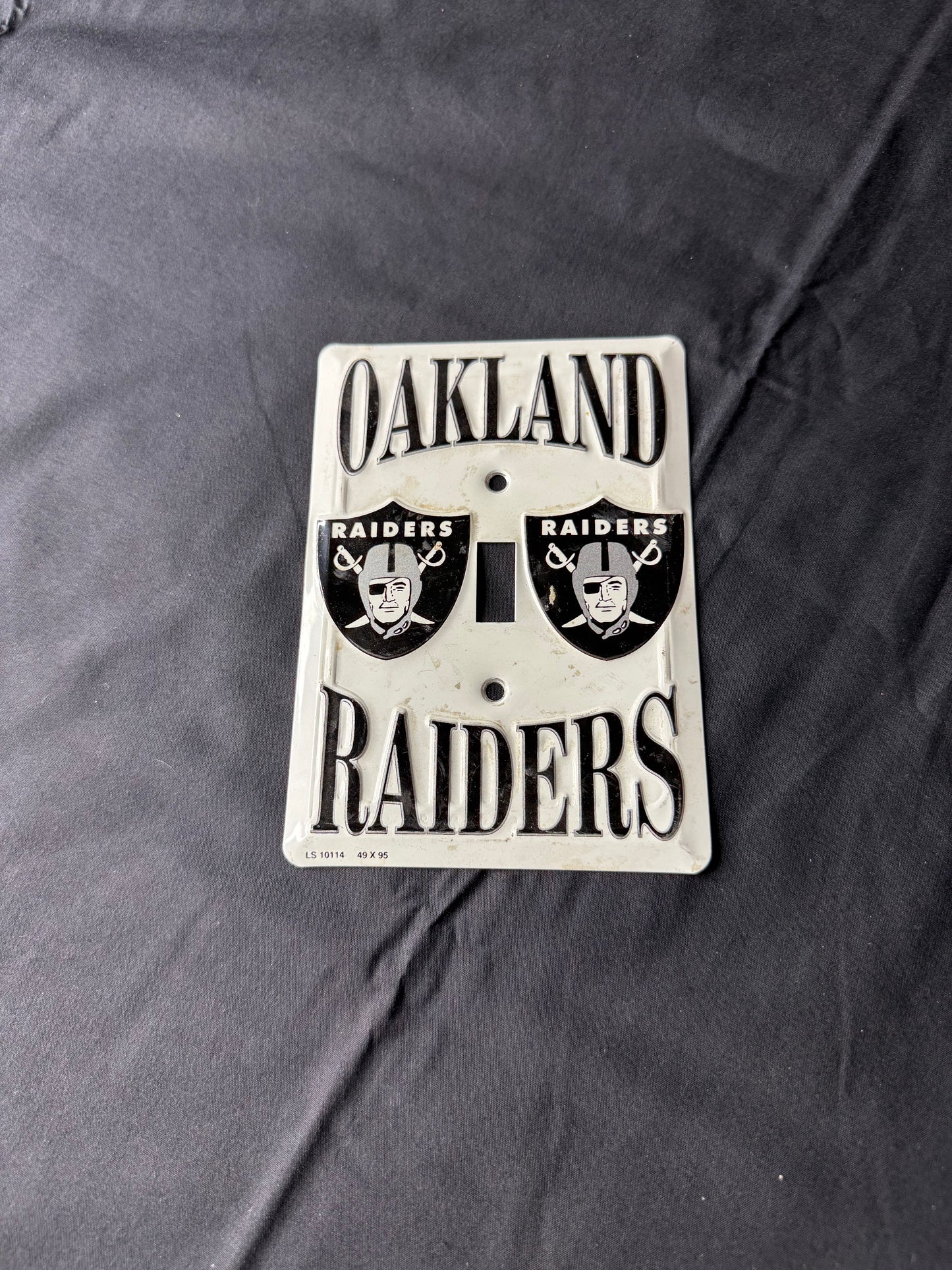 Oakland Raiders Vintage light switch cover