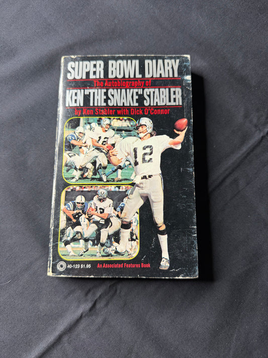 Super Bowl diary of Ken Stabler Oakland Raiders!