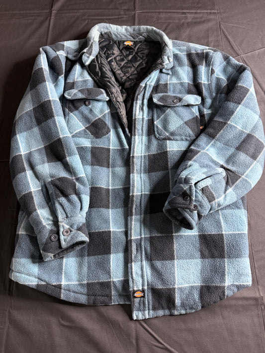 Dickies Blue & Black lined flannel jacket!